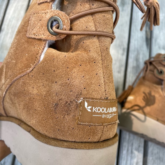 Kookaburra moccasin booties full shearling 9 - Picture 5 of 7